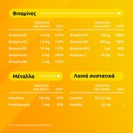 Supradyn Focus Хранителна добавка с Guarana, кофеин, витамини B, C & минерали за подобряване на концентрацията & умствената работоспособност с плодов вкус 15 Effer.tabs