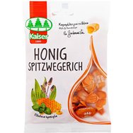Kaiser Honig & Spitzwegerich 90g - Бонбони против болки в гърлото и кашлица с вкус на мед и пентаневро Kaiser Honig & Spitzwegerich 90g - Бонбони против болки в гърлото и кашлица с вкус на мед и пентаневро