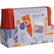 Panthenol Extra Promo Sun Care Color Spf50 Face Cream-Gel 50ml & Anti-Wrinkle & Revitalizing Face & Eye Cream 50ml & Δώρο Несесер 1 Брой - 