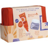 Panthenol Extra Promo Sun Care Color Face Spf30 Cream-Gel 50ml & Anti-Wrinkle & Revitalizing Face & Eye Cream 50ml & Подарък Несесер 1 Брой - 