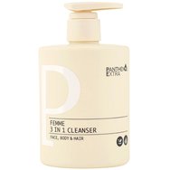 Panthenol Extra Femme 3in1 Cleanser 500ml - Дамски душ гел за лице, тяло и коса с ориенталски аромат и нотки на ванилия с помпа