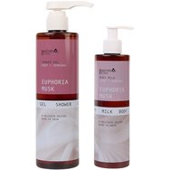 Panthenol Extra Promo Euphoria Musk Shower Gel 500ml & Body Milk 300ml Panthenol Extra Promo Euphoria Musk Shower Gel 500ml & Body Milk 300ml