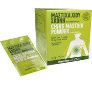 PharmaQ Chios Mastiha Powder 15 Sachets - Хранителна добавка със 100% натурална мастика Хиос за лечение на храносмилателни и стомашни язви на прах PharmaQ Chios Mastiha Powder 15 Sachets - Хранителна добавка със 100% натурална мастика Хиос за лечение на храносмилателни и стомашни язви на прах