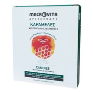 Macrovita Candies Бонбони за кашлица с прополис, витамин С и билкови екстракти, с вкус на евкалипт 47g Macrovita Candies Бонбони за кашлица с прополис, витамин С и билкови екстракти, с вкус на евкалипт 47g