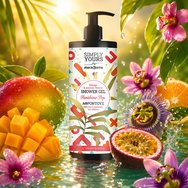 Macrovita Simply Yours Sunshine Pop Mango & Passion Flower Shower Gel Хидратиращ, Освежаващ Душ Гел с Аромат на Манго & Пасифлора, с Помпа 300ml