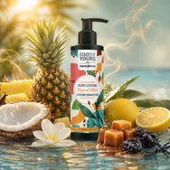Macrovita Simply Yours Tropical Bliss Coconut & Pineapple Body Lotion Хидратиращ Лосион за Тяло с Аромат на Кокос & Ананас, с Помпа 150ml