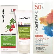 Macrovita Промо комплект Lightening Cream SPF15, 50ml & Подарък Suncare Face Cream Tinted SPF50, 50ml Macrovita Промо комплект Lightening Cream SPF15, 50ml & Подарък Suncare Face Cream Tinted SPF50, 50ml