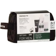 Macrovita Promo Gift Bag for Men Cotton & Hops Face Cream 50ml & Shower Gel 250ml & Deodorant Roll-On 50ml - Хидратиращ крем за лице и освежаващ душ гел и дезодорант Рол-он с памук и хмел за мъже Macrovita Promo Gift Bag for Men Cotton & Hops Face Cream 50ml & Shower Gel 250ml & Deodorant Roll-On 50ml - Хидратиращ крем за лице и освежаващ душ гел и дезодорант Рол-он с памук и хмел за мъже