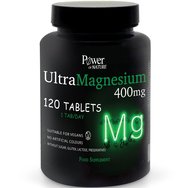 Power of Nature PROMO PACK Ultra Magnesium 400mg, 120tabs & Ultra Vit-C 500mg, 20tabs