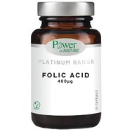 Power Health Platinum Range Folic Acid 400μg 30veg.caps - Хранителна добавка с фолиева киселина, която допринася за развитието на майчината тъкан по време на бременност Power Health Platinum Range Folic Acid 400μg 30veg.caps - Хранителна добавка с фолиева киселина, която допринася за развитието на майчината тъкан по време на бременност