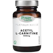 Power Health Platinum Range Acetyl L-Carnitine 500 mg 30veg.caps - Хранителна добавка с ацетил-L-карнитин за оптимална бионаличност и усвояване Power Health Platinum Range Acetyl L-Carnitine 500 mg 30veg.caps - Хранителна добавка с ацетил-L-карнитин за оптимална бионаличност и усвояване
