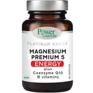 Power Health Platinum Range Magnesium Premium 5 Energy Plus Q10 & B Vitamins 60caps