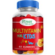 Power Health Multvitamin for Kids 60 желета - Хранителна добавка с 11 витамина и минерала за деца от 3-годишна възраст за правилно развитие и многостепенно укрепване на тялото с натурален вкус на праскова, портокал и малина. Power Health Multvitamin for Kids 60 желета - Хранителна добавка с 11 витамина и минерала за деца от 3-годишна възраст за правилно развитие и многостепенно укрепване на тялото с натурален вкус на праскова, портокал и малина.