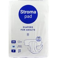 Stroma Pad Diapers for Adults 25 бр - Medium - Пелени за възрастни с висока абсорбция при инконтиненция Stroma Pad Diapers for Adults 25 бр - Medium - Пелени за възрастни с висока абсорбция при инконтиненция