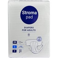 Stroma Pad Diapers for Adults 25 бр - Large - Пелени за възрастни с висока абсорбция при инконтиненция Stroma Pad Diapers for Adults 25 бр - Large - Пелени за възрастни с висока абсорбция при инконтиненция