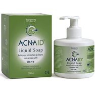 Boderm Acnaid Liquid Soap Течен почистващ сапун за лице за ежедневна грижа за мазна кожа с акне, с помпа 300ml Boderm Acnaid Liquid Soap Течен почистващ сапун за лице за ежедневна грижа за мазна кожа с акне, с помпа 300ml