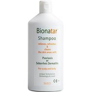 Boderm Bionatar Psoriasis Shampoo Ексфолиращ, успокояващ шампоан против псориазис & себореен дерматит на скалпа & тялото 200ml