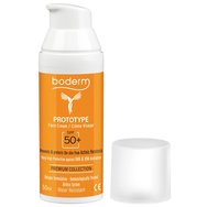 Boderm Premium Collection Prototype Spf50+ Face Cream Слънцезащитен крем за лице с много висока защита, който предотвратява & предпазва кожата от актинична кератоза, подходящ за много чувствителна кожа 50ml