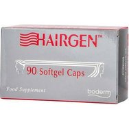 Boderm Hairgen Хранителна добавка с билкови екстракти, витамини & аминокиселини за справяне с косопада & добро здраве на косата & кожата 90 Softgels Boderm Hairgen Хранителна добавка с билкови екстракти, витамини & аминокиселини за справяне с косопада & добро здраве на косата & кожата 90 Softgels