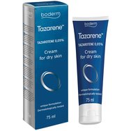 Boderm Tazarene 0.05% Dry Skin Cream Хидратиращ, омекотяващ крем за локално приложение за много суха кожа с кератолитично действие 75ml