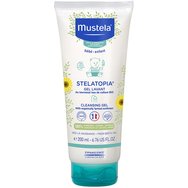 Mustela PROMO PACK Stelatopia Atopic-Prone Skin Care Emollient Cream 200ml & Cleansing Gel 200ml на специална цена