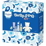 Mustela Promo Gentle Cleansing Gel 400ml (2x200ml) & Baby Oil Spray 100ml & 123 Vitamin Barrier Cream 50ml & Hydra Bebe Body Lotion 50ml & Подарък Teddy Bear 1 бр