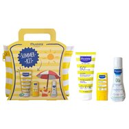 Mustela Promo Summer Kit Very High Protection Sun Lotion Spf50+, 100ml & Family High Protection Sun Stick Spf50, 9ml & Mustela No-Rinse Cleansing Water 50ml & Подарък тоалетни принадлежности