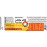 Natura Vita Daily Vits Premium Мултивитамини и минерална хранителна добавка за стимулация, енергия, силен имунитет и ежедневно благополучие 30tabs Natura Vita Daily Vits Premium Мултивитамини и минерална хранителна добавка за стимулация, енергия, силен имунитет и ежедневно благополучие 30tabs