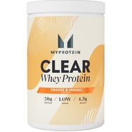 My Protein Clear Whey Protein 500g - Orange & Mango - Хранителна добавка с високо съдържание на суроватъчен протеин на прах за растеж и поддържане на мускулите с вкус на портокал и манго