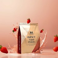 My Protein Impact Vegan Protein 1kg - Strawberry My Protein Impact Vegan Protein 1kg - Strawberry