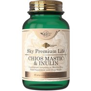Sky Premium Life Chios Mastic & Inulin 60caps - Хранителна добавка с хиосска мастика и инулин за добро функциониране на храносмилателната система Sky Premium Life Chios Mastic & Inulin 60caps - Хранителна добавка с хиосска мастика и инулин за добро функциониране на храносмилателната система