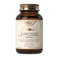 Sky Premium Life L-Arginine 500mg Хранителна добавка с аминокиселина L-аргинин, която е структурен елемент на протеин 60 таблетк
