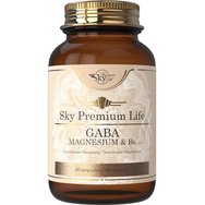 Sky Premium Life Gaba with Magnesium & B6 60caps - Хранителна добавка с аминокиселина GABA, магнезий и витамин B6, която подпомага доброто психическо състояние, релаксацията и нормалната функция на нервната система Sky Premium Life Gaba with Magnesium & B6 60caps - Хранителна добавка с аминокиселина GABA, магнезий и витамин B6, която подпомага доброто психическо състояние, релаксацията и нормалната функция на нервната система