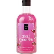 Lavish Care Promo Jingle Cherry Rum Bath & Shower Gel 500ml & Glitter Body Lotion 300ml & торбичка 1 бр