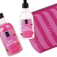 Lavish Care Promo Jingle Cherry Rum Bath & Shower Gel 500ml & Glitter Body Lotion 300ml & торбичка 1 бр