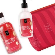 Lavish Care Promo Holly Jolly Apple Pie Bath & Shower Gel 500ml & Glitter Body Lotion 300ml & торбичка 1 бр