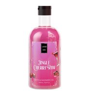 Lavish Care Promo Jingle Cherry Rum Bath & Shower Gel 500ml & Glitter Body Lotion 300ml & торбичка 1 бр