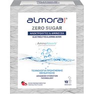 Almora Plus Zero Sugar Electrolytes & Amino Acids 12 Sachets - Συμπλήρωμα Διατροφής Ηλεκτρολυτών, Αμινοξέων & Βιταμίνης C για την Ενυδάτωση του Οργανισμού με Γεύση Τροπικού Φρούτου Χωρίς Ζάχαρη