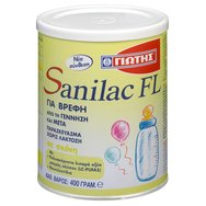 Sanilac FL Мляко за бебета от раждането, без добавка на лактоза 400gr Sanilac FL Мляко за бебета от раждането, без добавка на лактоза 400gr