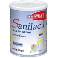 Sanilac 1 Infant Milk 800g - Мляко на прах за бебета от 1 година до 6 месеца Sanilac 1 Infant Milk 800g - Мляко на прах за бебета от 1 година до 6 месеца