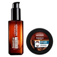 L'Oreal Paris Men Expert PROMO PACK Face & Beard Oil 30ml & Messy Hair Molding Clay 75ml - Овлажняващо, успокояващо масло за лице, брада и глина за коса, брада