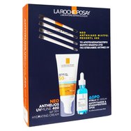 La Roche-Posay Promo Anthelios UVMune 400 Hydrating Sun Cream Spf50+, 50ml & Подарък Hyalu B5 Anti-Wrinkle Serum 10ml