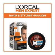L\'oreal Paris Men Expert PROMO PACK One-Twist Hair Colour No 06 Dark Blonde, 50ml & Messy Hair Molding Clay 75ml