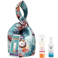 Vichy PROMO PACK Capital Soleil Anti-Age 3-in-1 Antioxidant Protective Cream Spf50, 50ml & Подарък Mineral 89 Booster 10ml & Плажна чанта