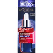 L\'oreal Paris PROMO PACK Revitalift Filler Face Serum 30ml & Revitalift Laser Pure Retinol Deep Wrinkle Night Serum 30ml