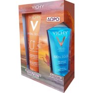 Vichy Promo Capital Soleil Invisible Hydrating Protective Milk Spf50+, 300ml & Подарък Capital Soleil Soothing After-Sun Milk Travel Size 100ml