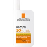 La Roche-Posay Promo Anthelios UVMune 400 Spf50+ Invisible Fluid 50ml & Подарък Toleriane Sensitive Moisturiser Cream 15ml