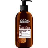 L\'oreal Paris Men Expert Promo BarberClub Beard, Face & Hair Wash 200ml & Beard & Skin Oil 30ml & Matte Molding Clay 75ml