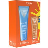 Vichy Promo Capital Soleil Invisible Hydrating Protective Milk 300ml & Подарък Soothing After-Sun Milk 100ml