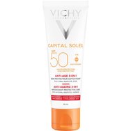 Vichy Promo Capital Soleil Anti-Ageing 3-in-1 Spf50, 50ml & Подарък Liftactiv Collagen Specialist 16 Day Cream 15ml
